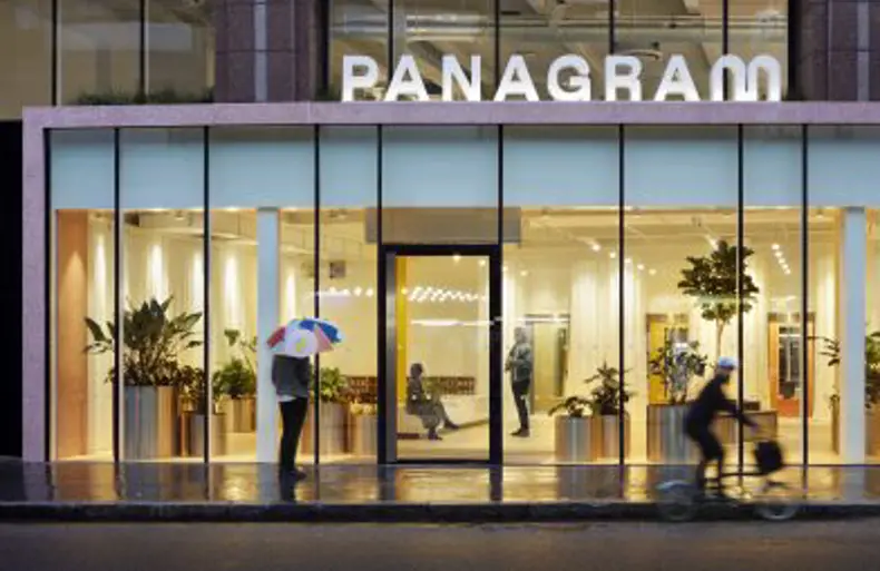Exterior of Panagram, the newly completed development by Dorrington on Goswell Road in Clerkenwell