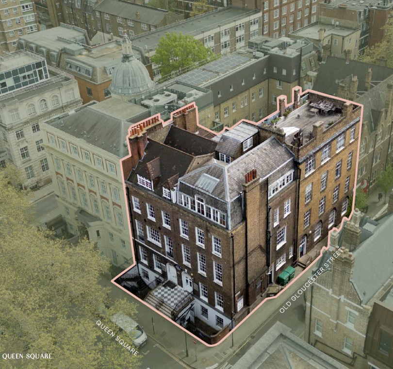 Allsop launches sale of rare garden square Freehold in London’s Knowledge Quarter, with planning consent for medical use