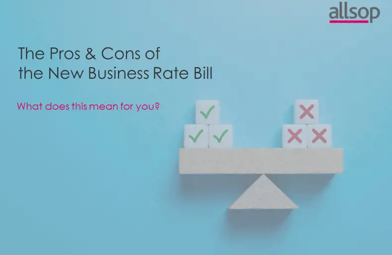 New Rating Bill – changing business rates