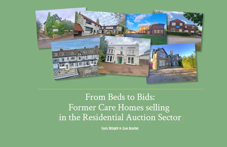 From Beds to Bids: Former Care Homes selling in the Residential Auction Sector
